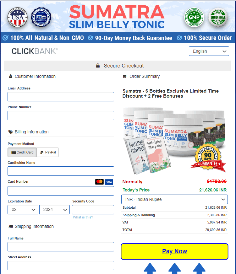 sumatra slim belly tonic buy -Secure-Checkout